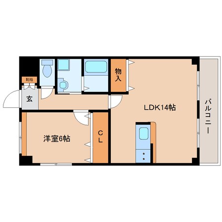 王寺駅 バス9分  服部下車：停歩5分 1階の物件間取画像